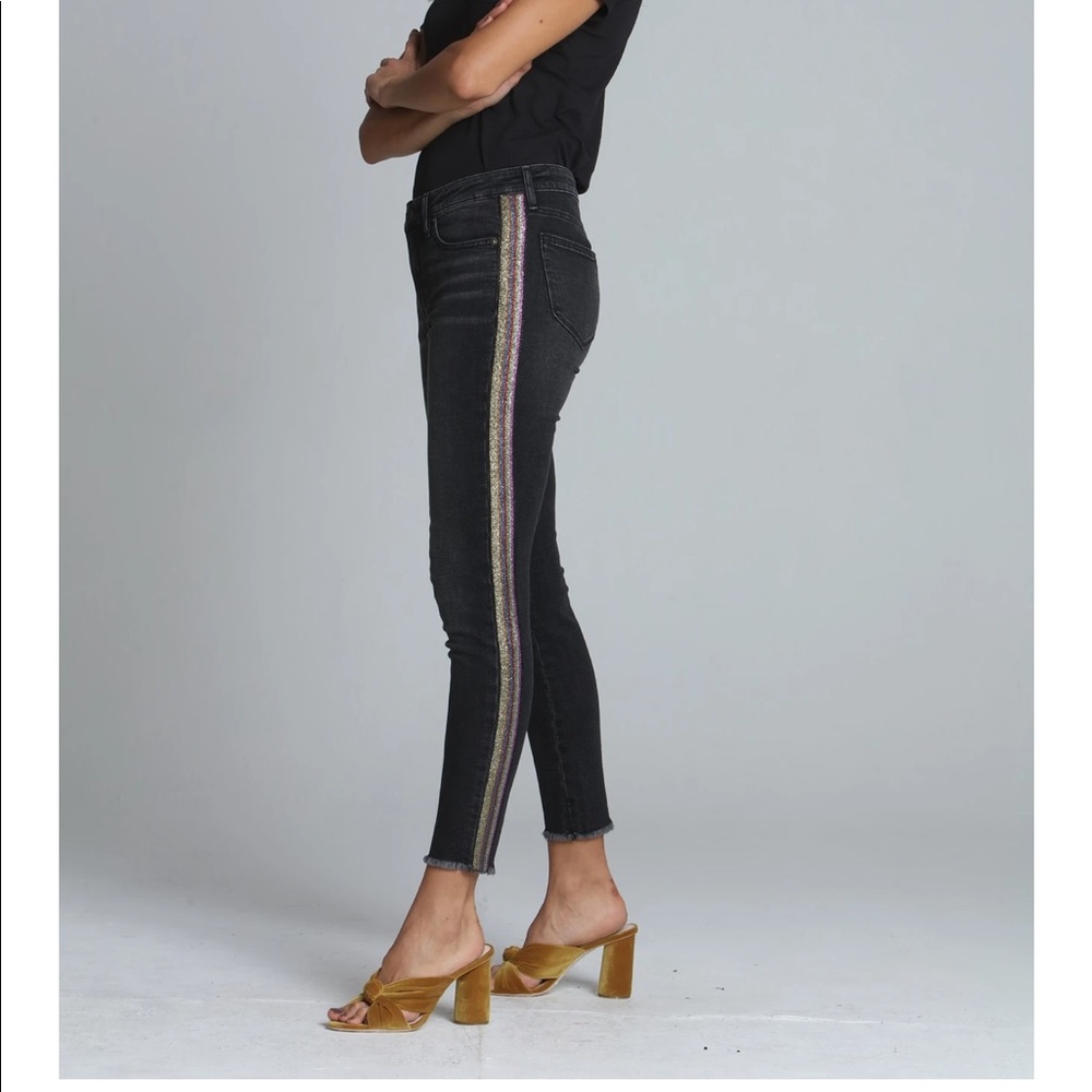 Marley Mid Rise Skinny - Rainbow